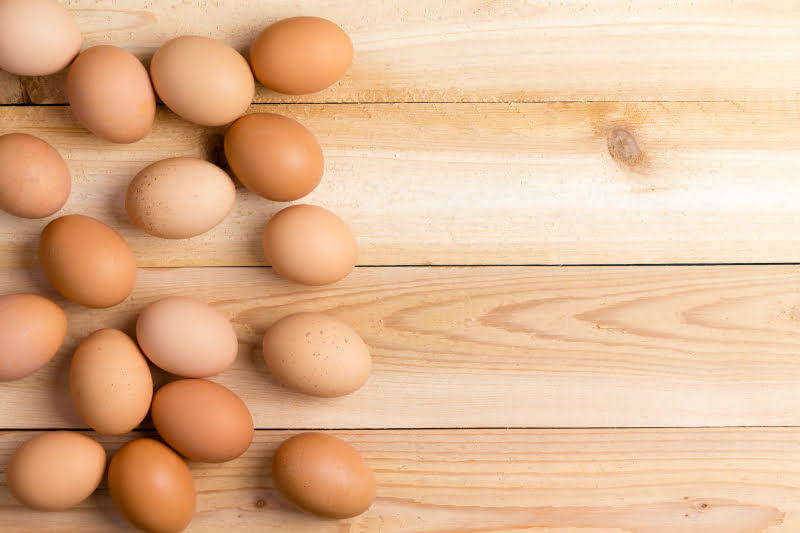 Ägg är rikt på protein