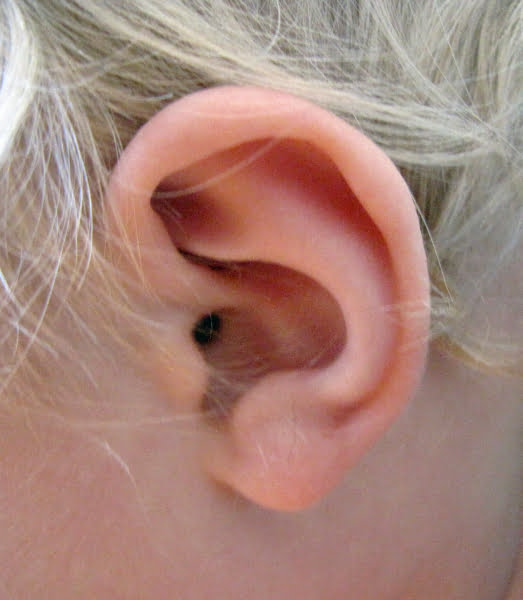 ett barns öra